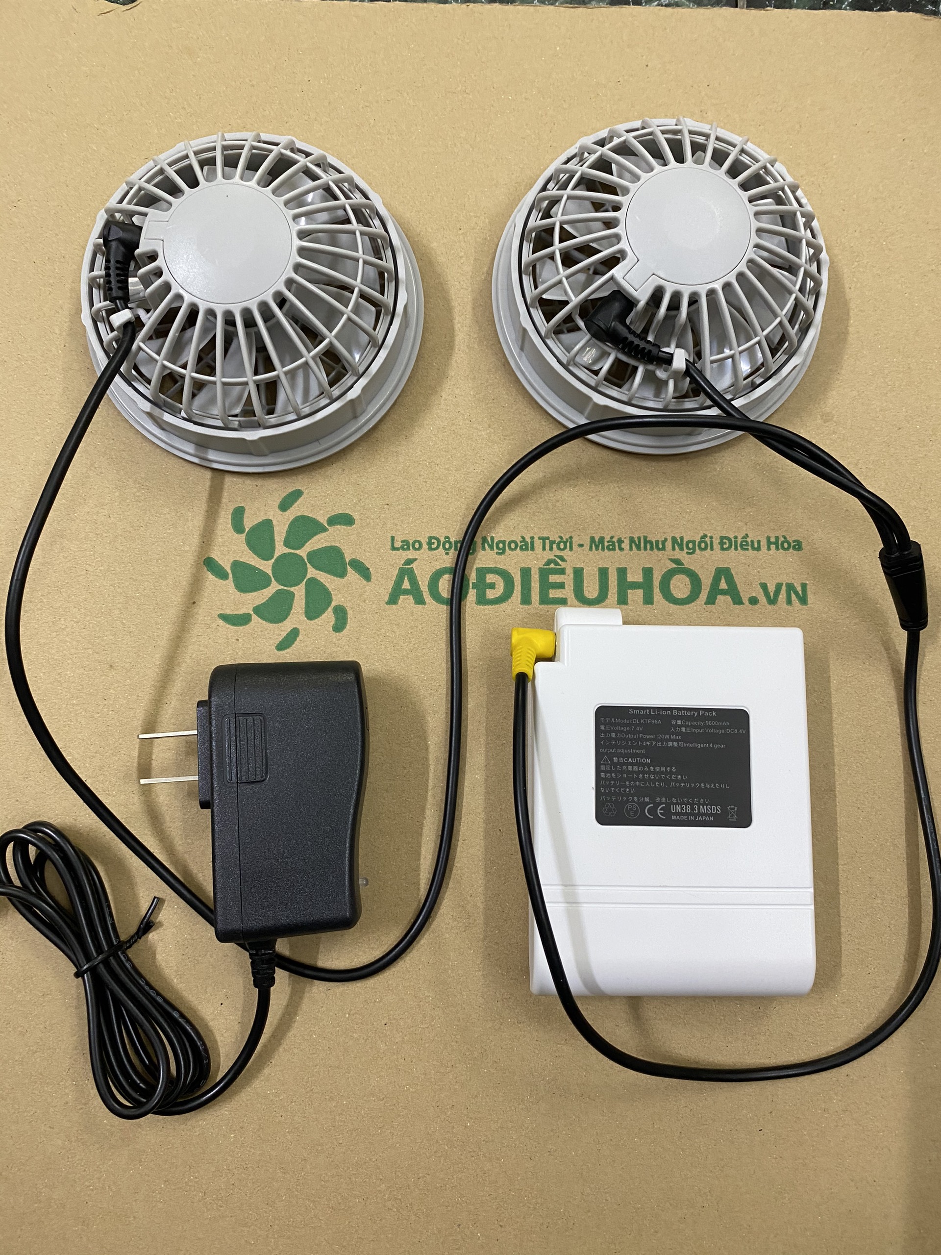 Hướng dẫn cách sạc áo điều hòa đúng cách, kéo dài tuổi thọ cho pin