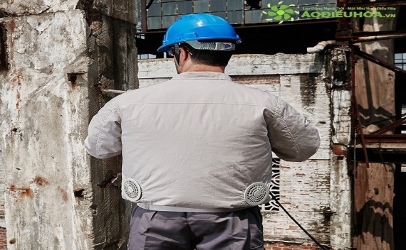 Áo gió có quạt - áo điều hòa chính hãng 