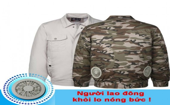 Áo điều hòa Nhật có gắn quạt hai bên mua ở đâu?