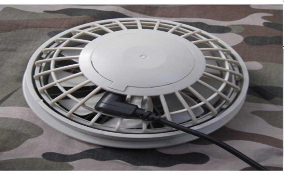 Độc đáo với công nghệ làm mát từ quạt áo điều hòa