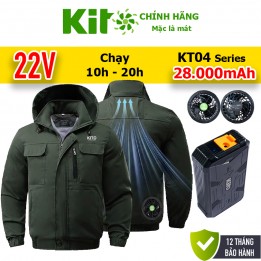 [Combo 2 Áo Điều Hòa Kito KT04 Chính Hãng] Quạt 22V, Mát Cả Ngày, BH 1 Đổi 1 Trong 1 Năm