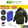 Áo điều hòa KITO KT04 - Xanh rêu 24V