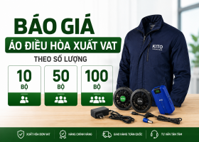 Báo Giá Áo Điều Hòa Xuất VAT Theo Số Lượng 10, 50, 100 Bộ