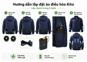 Hướng dẫn lắp đặt áo điều hòa cho những bạn đang sử dụng áo điều hoà 1