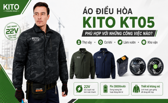 Áo Điều Hòa KITO KT05 Phù Hợp Với Những Công Việc Nào?