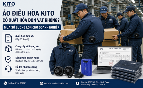 Áo Điều Hòa Có Xuất Hóa Đơn VAT Không? Mua Số Lượng Lớn Cho Doanh Nghiệp