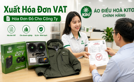 Áo Điều Hòa Xuất Hóa Đơn VAT, Hóa Đơn Đỏ Cho Công Ty
