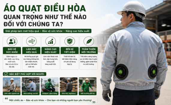 Áo quạt điều hòa quan trọng như thế nào đối với chúng ta