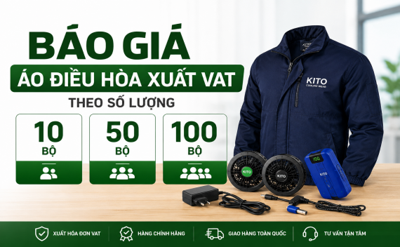 Báo Giá Áo Điều Hòa Xuất VAT Theo Số Lượng 10, 50, 100 Bộ
