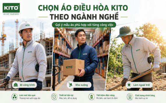 Chọn Áo Điều Hòa KITO Theo Ngành Nghề – Mẫu Nào Phù Hợp?