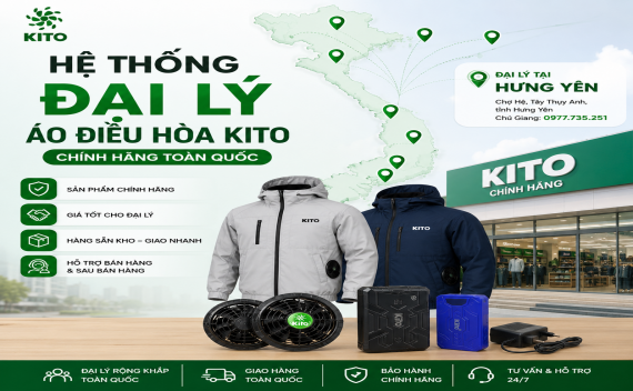 Hệ Thống Đại Lý Áo Điều Hòa KITO Chính Hãng Tại Hưng Yên