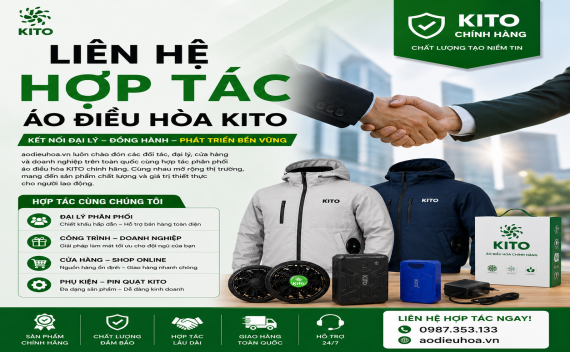 Liên Hệ Hợp Tác Áo Điều Hòa KITO – Kết Nối Đại Lý, Công Trình Toàn Quốc