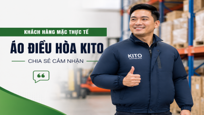 Khách Hàng Mặc Thực Tế Áo Điều Hòa KITO Và Chia Sẻ Cảm Nhận