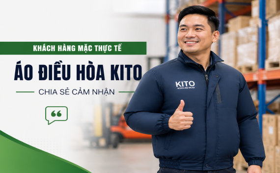 Khách Hàng Mặc Thực Tế Áo Điều Hòa KITO Và Chia Sẻ Cảm Nhận