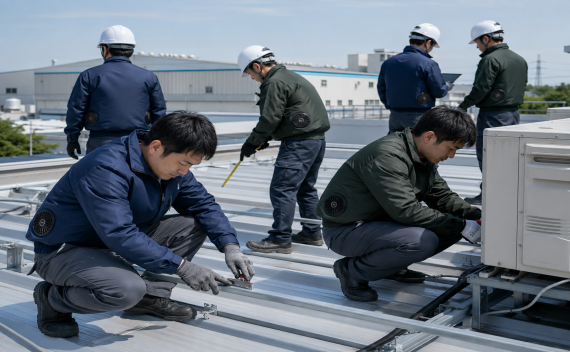 Áo Điều Hòa Cho Đội Kỹ Thuật Cơ Điện, Điện Lạnh, Điện Mặt Trời Có Xuất VAT