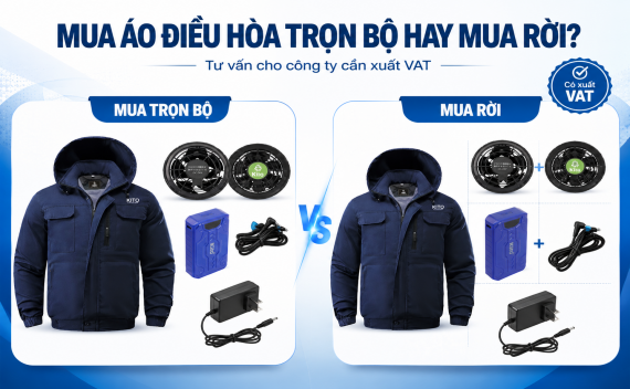 Mua Áo Điều Hòa Trọn Bộ Hay Mua Rời? Tư Vấn Cho Công Ty Cần Xuất VAT
