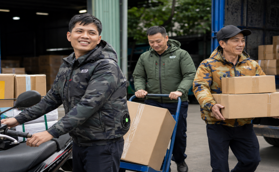 Áo Điều Hòa Cho Nhân Viên Giao Hàng, Logistics, Kho Vận Có Xuất VAT
