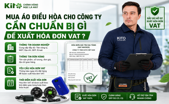 Mua Áo Điều Hòa Cho Công Ty Cần Chuẩn Bị Gì Để Xuất Hóa Đơn VAT ?