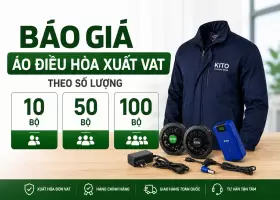 Báo Giá Áo Điều Hòa Xuất VAT Theo Số Lượng 10, 50, 100 Bộ
