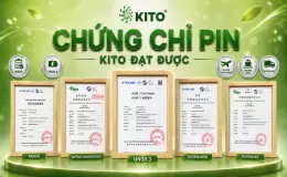 KITO Đạt Chuẩn UN38.3, MSDS Và Chứng Nhận Vận Chuyển Pin Chính Hãng