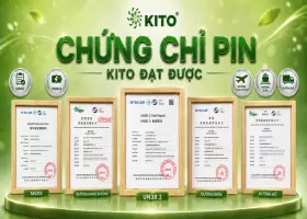 KITO Đạt Chuẩn UN38.3, MSDS Và Chứng Nhận Vận Chuyển Pin Chính Hãng
