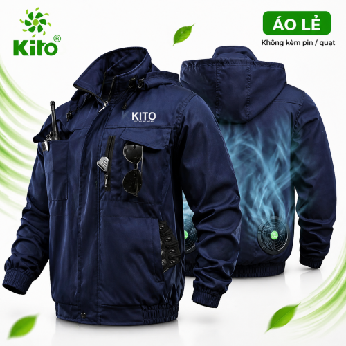 Áo Rời Điều Hòa KITO KT04 Chính Hãng – 2 Lớp Lót Lưới, 3 Màu, Đủ Size