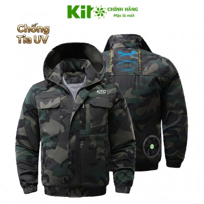 Áo Điều Hòa KITO KT04 Lẻ Áo | 2 Lớp Lót Lưới Thoáng Mát | 3 Màu, Full Size