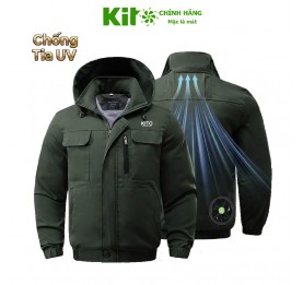 Áo Điều Hòa KITO KT04 Lẻ Áo, Chất Vải Lót Lưới 2 Lớp, Thoáng Khí, Dễ Mặc, 3 Màu Đủ Size