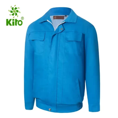 Áo Điều Hòa KITO KT01 Xanh Dương, Áo Rời, Có Túi Đá Khô, Không Mũ