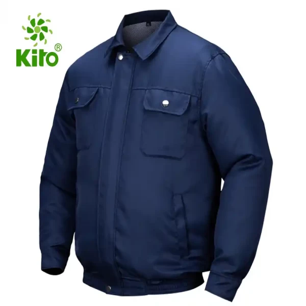 Áo Điều Hòa KITO KT01 Xanh Than, Áo Rời, Có Túi Đá Khô, Không Mũ