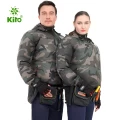 Combo 2 Áo Điều Hòa KITO KT03, Quạt 24V, Pin 30000mAh - Xanh quân