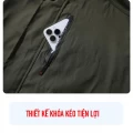Áo Lẻ KITO KT05 Xanh Than Không Mũ, Size M–3XL