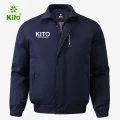 Áo Lẻ KITO KT05 Xanh Than Không Mũ, Size M–3XL
