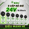 Tốc độ gió của quạt 24V