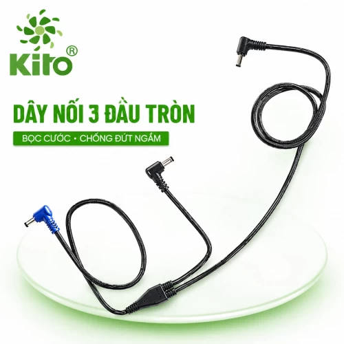 Dây Cáp Nối KITO 3 Đầu Tròn, Bọc Cước, Chống Đứt Ngầm