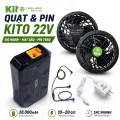 Bộ phụ kiện KITO KZT02 Quạt 22V Pin 28000mAh
