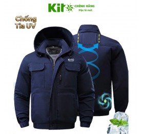 Áo Điều Hòa KITO chính hãng KT04 lẻ áo 2 lớp lót lưới, 3 màu đủ size