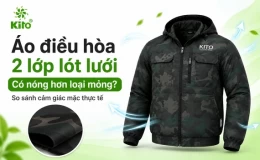 Áo Điều Hòa 2 Lớp Lót Lưới Mặc Có Nóng Hơn Loại Mỏng Không?