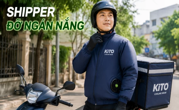 Áo Điều Hòa Cho Shipper, Nhân Viên Giao Hàng – Chạy Cả Ngày Đỡ Ngán Nắng