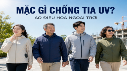Người di chuyển ngoài trời nắng mặc gì để chống tia UV?