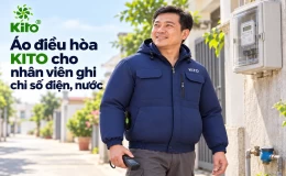 Áo Điều Hòa Kito Cho Nhân Viên Ghi Chỉ Số Điện, Nước