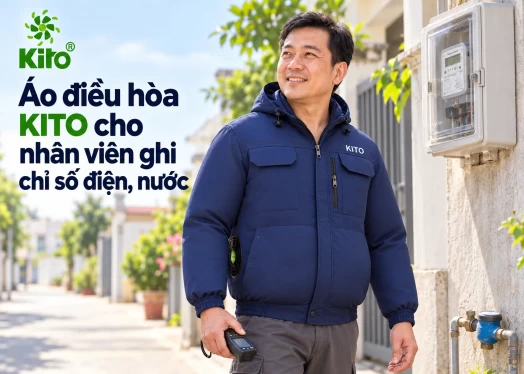 Áo Điều Hòa Kito Cho Nhân Viên Ghi Chỉ Số Điện, Nước