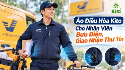 Áo Điều Hòa Kito Cho Nhân Viên Bưu Điện, Giao Nhận Thư Tín Truyền Thống