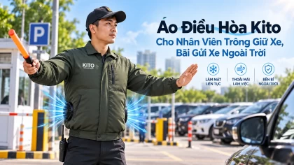 Áo Điều Hòa Kito Cho Nhân Viên Trông Giữ Xe, Bãi Gửi Xe
