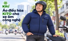 Áo Điều Hòa Kito Cho Xe Ôm Công Nghệ (Chở Khách)