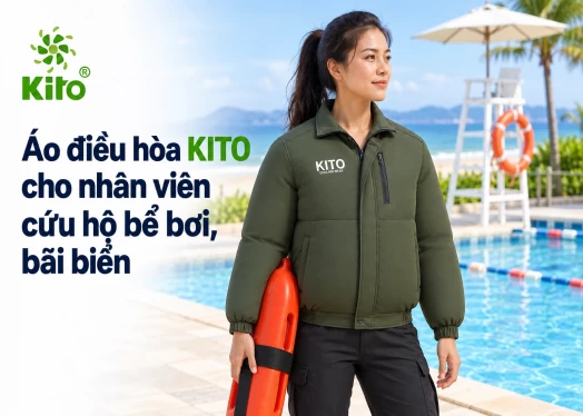 Áo Điều Hòa Kito Cho Nhân Viên Cứu Hộ Bể Bơi, Bãi Biển