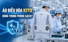 Áo Điều Hòa Kito Dùng Trong Phòng Sạch, Nhà Máy Điện Tử Có Phù Hợp Không?