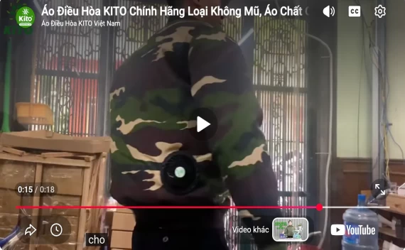 Review áo điều hòa KITO KT01 không mũ vải kaki
