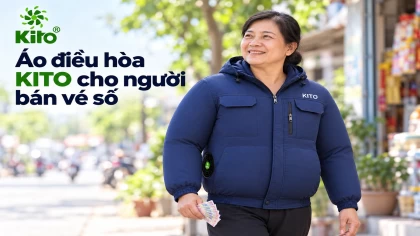 Áo Điều Hòa Kito Cho Người Bán Vé Số Dạo