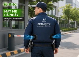 Áo Điều Hòa Cho Bảo Vệ, An Ninh - Trực Ngoài Trời Cả Ca Không Ngán Nắng
